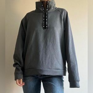 Size XL Nike Grey Quarter Zip Sweatshirt